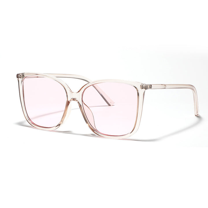 Damen Cat-Eye Sonnenbrille mit luxuriösem Transparenzrahmen und UV-Schutz Karnz