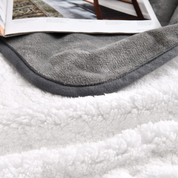 Ultra-Plush Sherpa gefütterte Decke Karnz