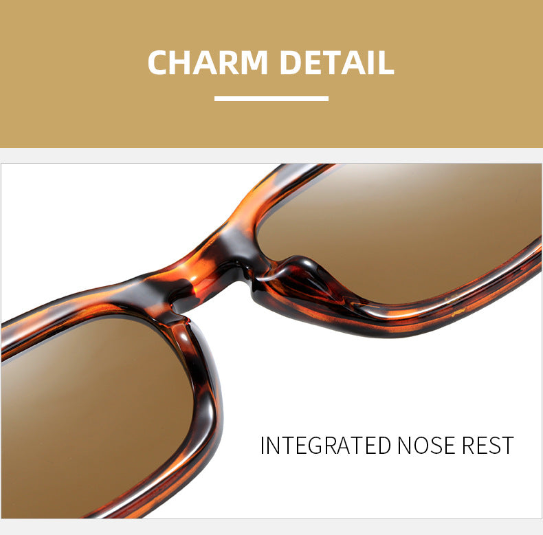 Damen modische Sonnenbrille im trendigen quadratischen Design Karnz