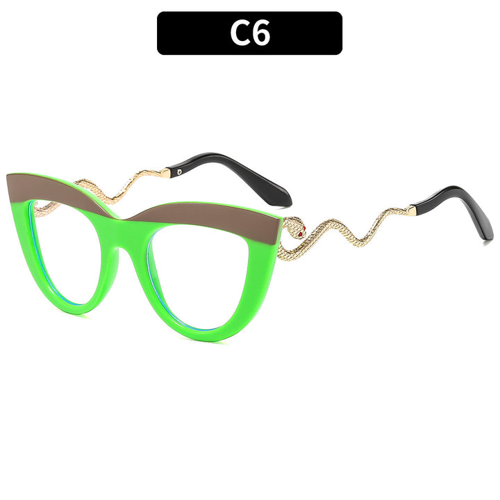 Modische Katzenaugenbrille