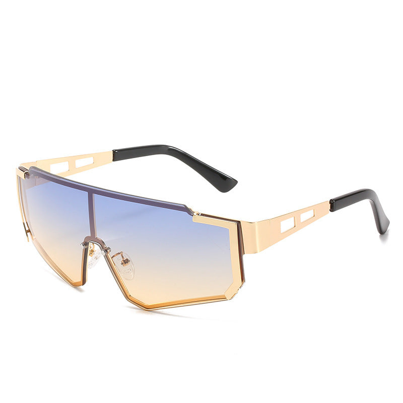 Damen Oversized Sportliche Sonnenbrille mit modernem Rahmen Karnz