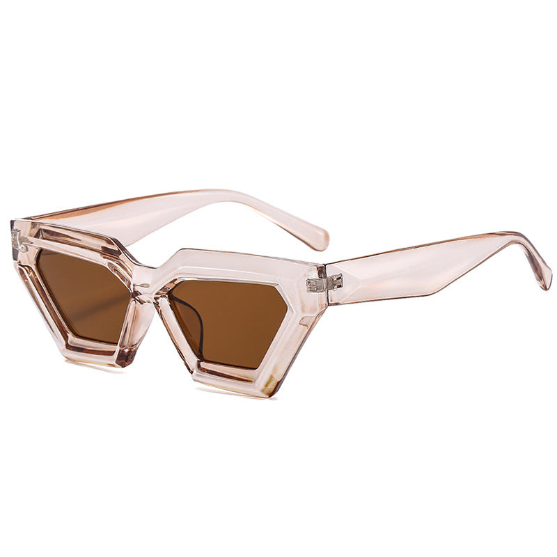 Damen Geometrische Sonnenbrille mit modernem Design Karnz