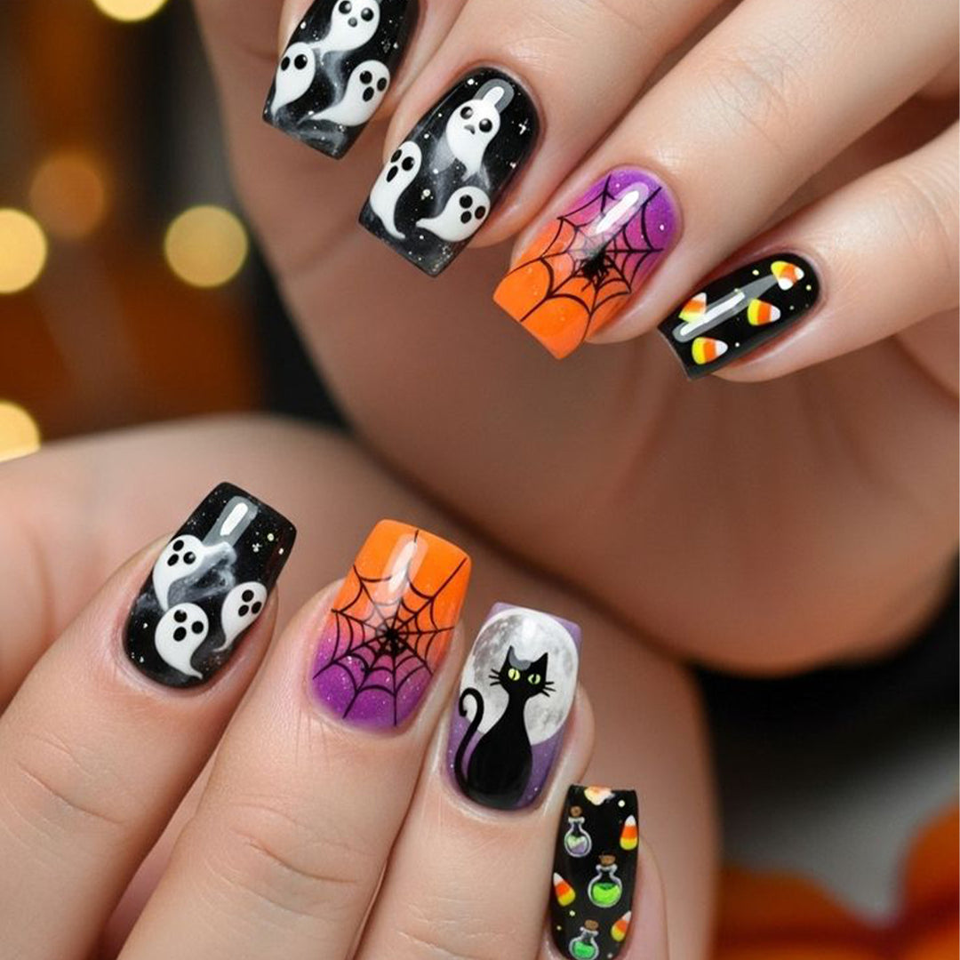 Halloween-Themen 3D Nagelkunst Erweiterungen Karnz 1789713237