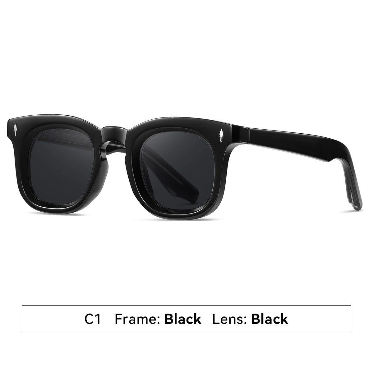 Damen Sonnenbrille im modernen quadratischen Design mit UV-Schutz Karnz