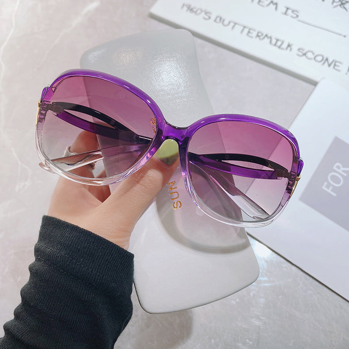 Damen oversized Sonnenbrille mit glamourösem Design Karnz