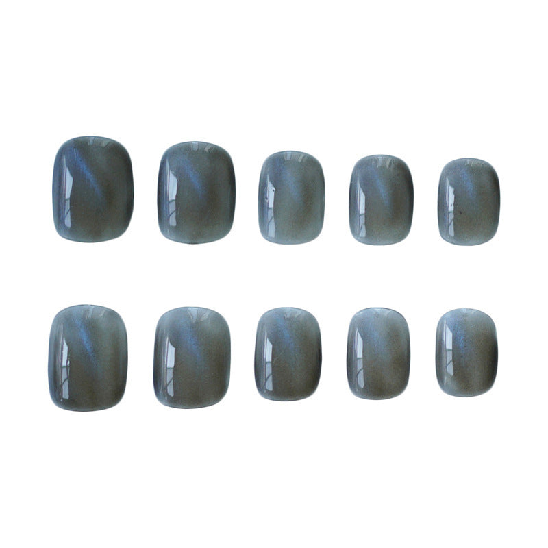Elegante Glänzende Press-On Nagelkunst