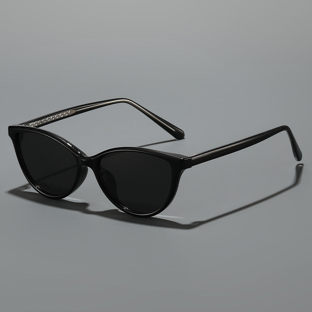 Damen Cat-Eye Sonnenbrille mit stilvollen Akzenten Karnz