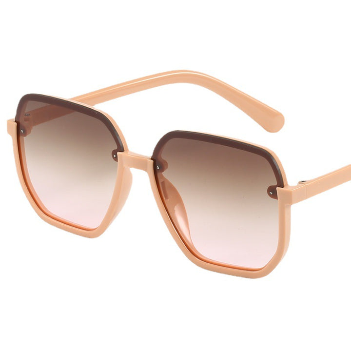 Damen geometrische Sonnenbrille im modernen Design Karnz