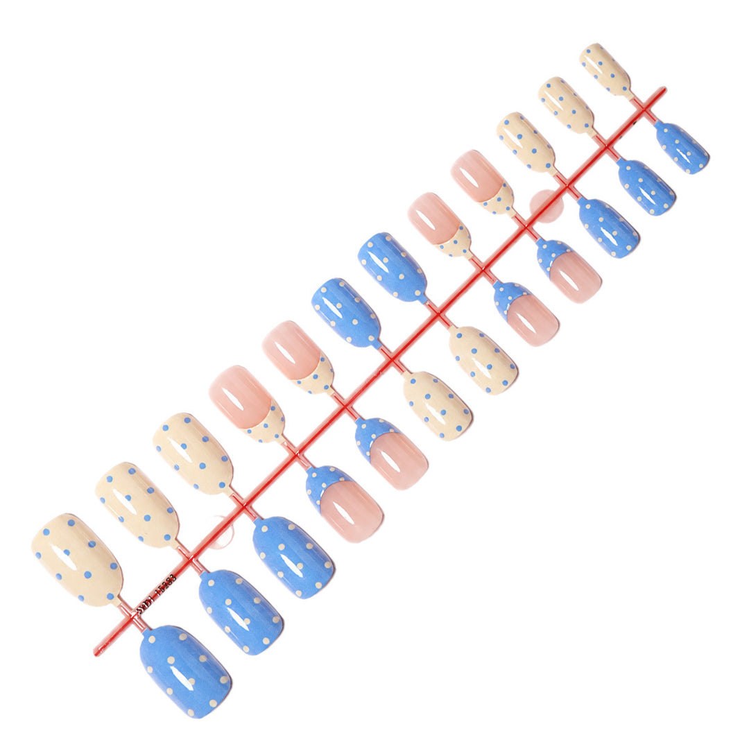 Fun Polka Dot Press-On Nail Set Karnz