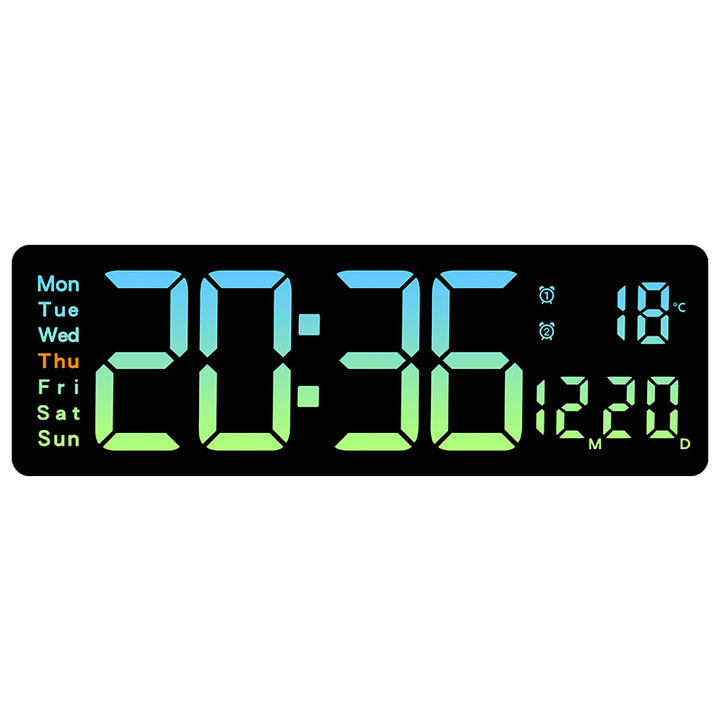Funkwecker mit großem LED-Display und Temperaturanzeige Karnz