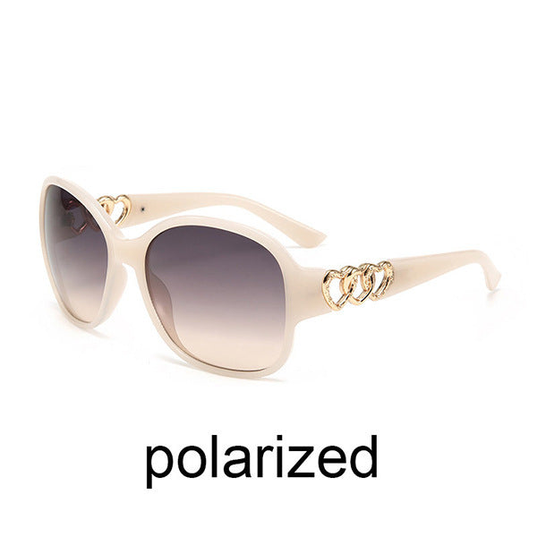 Damen elegante Sonnenbrille mit exquisite Rahmenverzierung Karnz