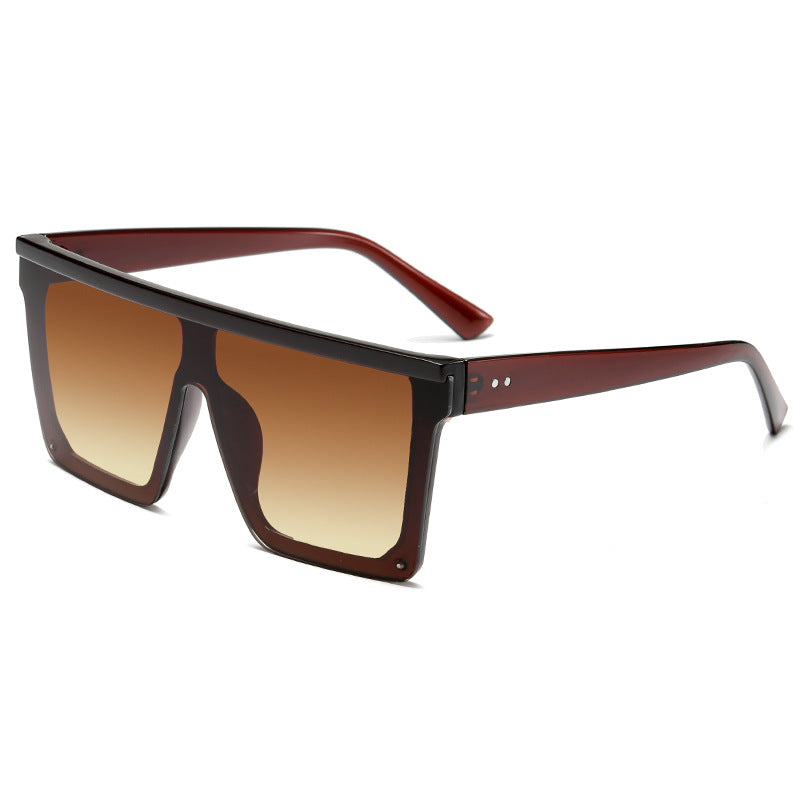 Damen modische visuelle Sonnenbrille mit breitem Rahmen Karnz