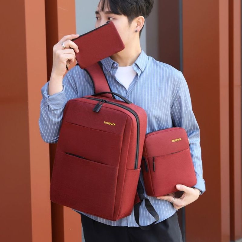 Vielseitiges Drei-Teile-Reise-Rucksack-Set Karnz
