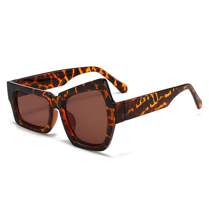Bold Geometric Frame Sonnenbrille