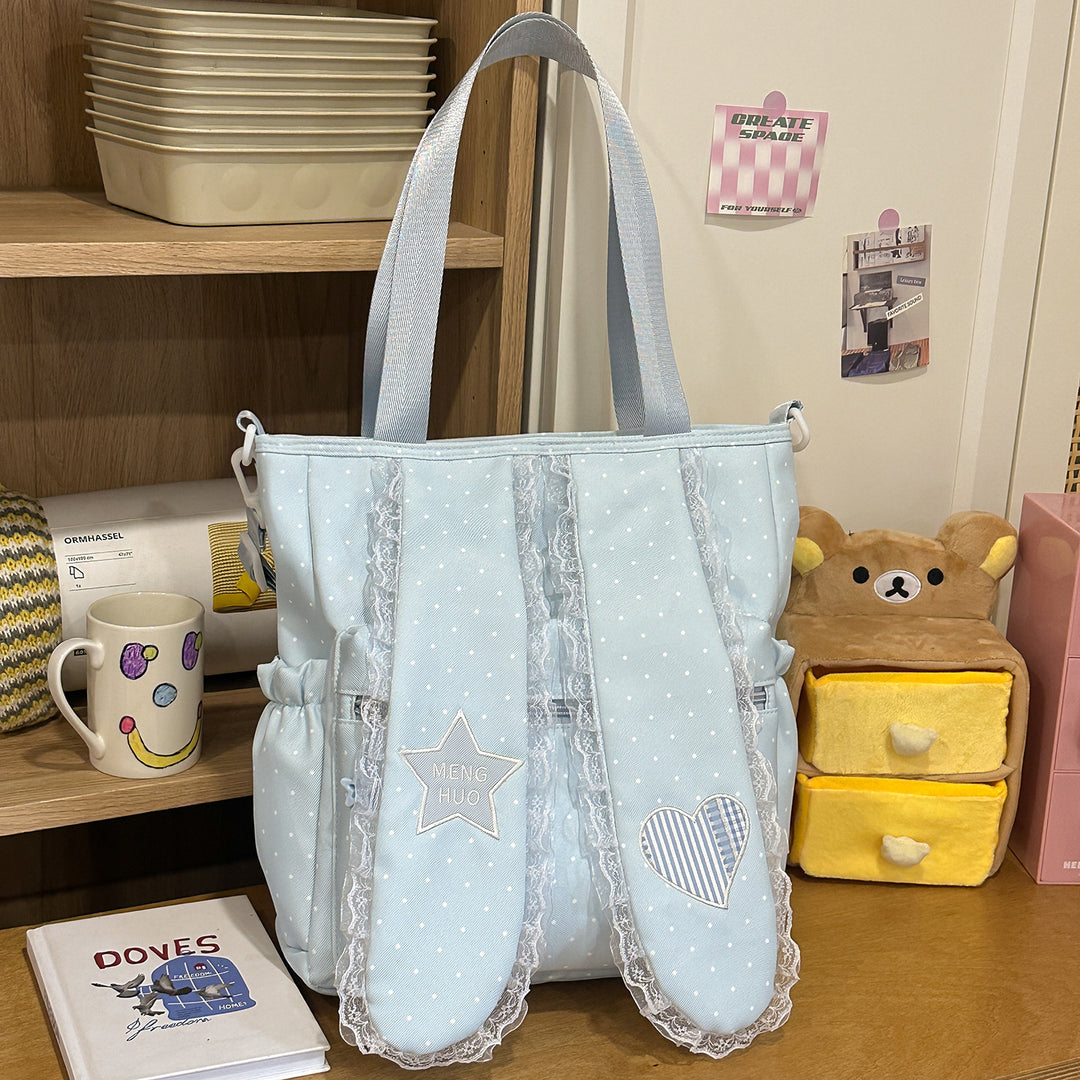 Verspielter dekorativer Patchwork-Rucksack Karnz