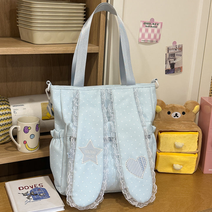 Verspielter dekorativer Patchwork-Rucksack Karnz
