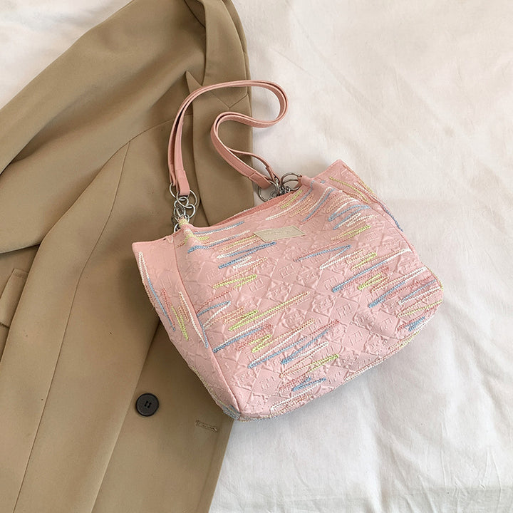 Bunte gestickte Hobo Tasche Karnz