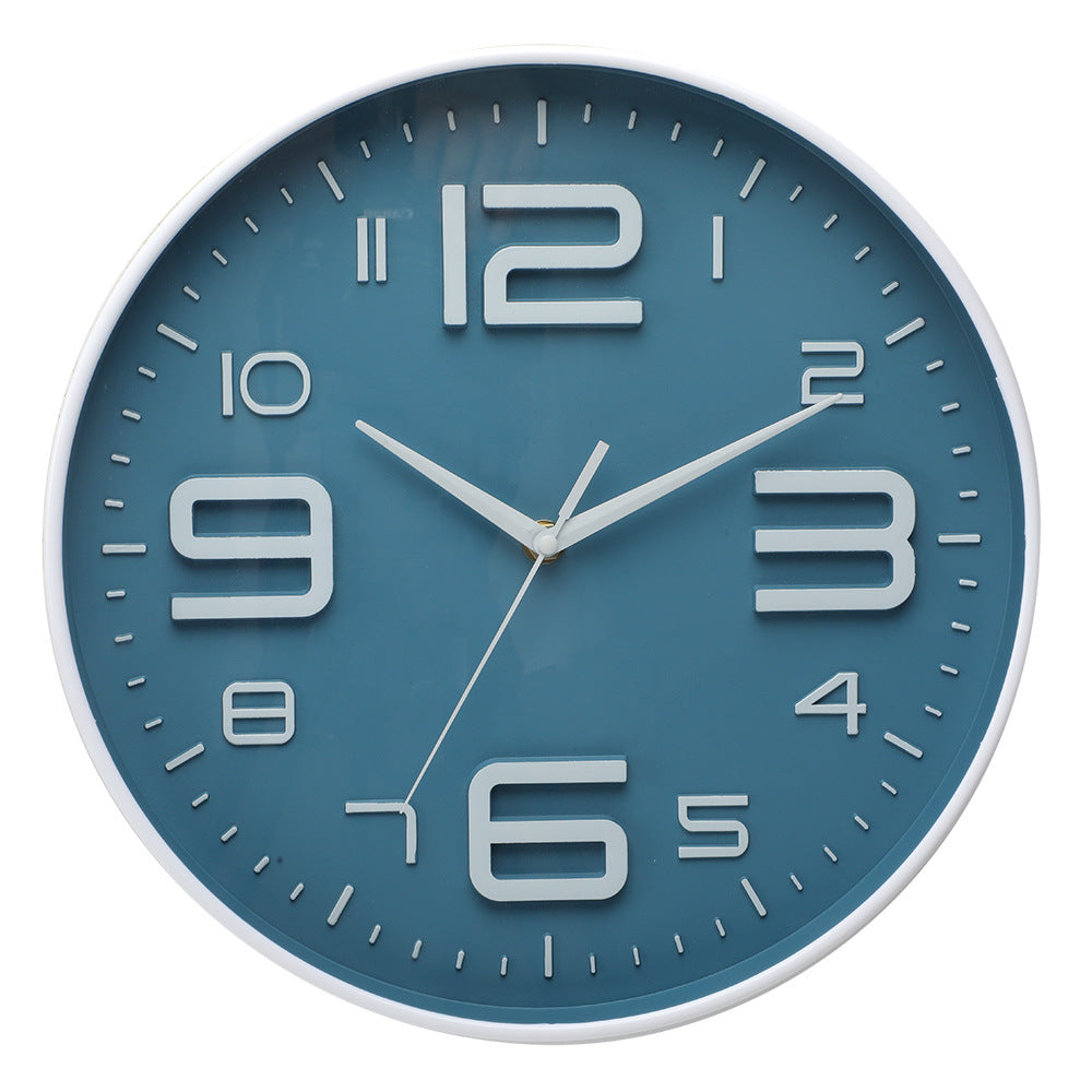 Wanduhr mit großem Ziffernblatt und modernem Design Karnz