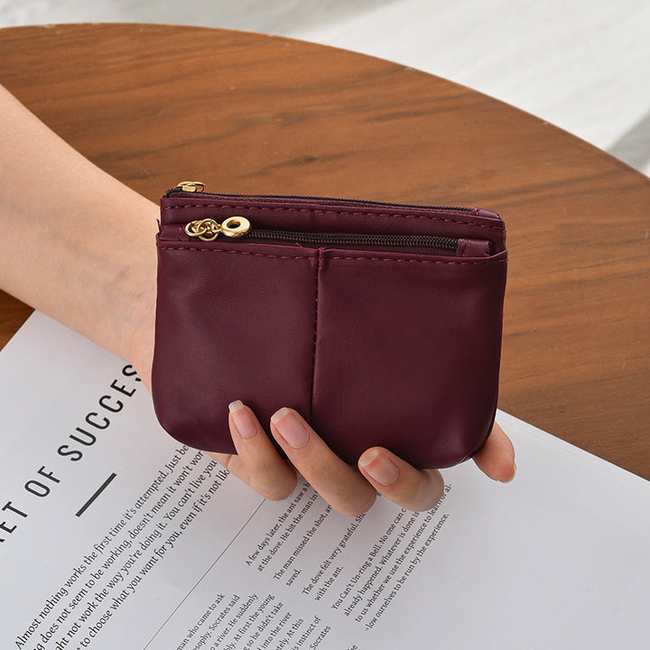 Kompakte Reißverschluss-Münztasche Karnz