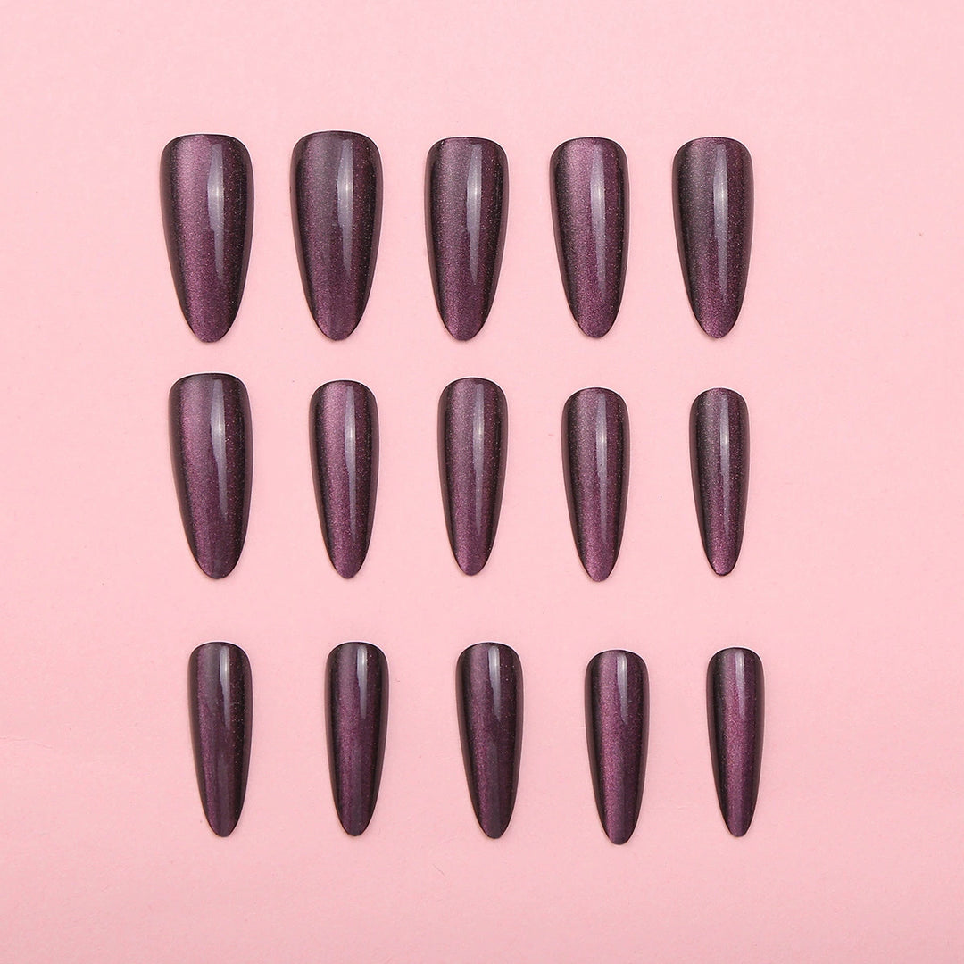 Stiletto Ombre Press-On Nägel Karnz