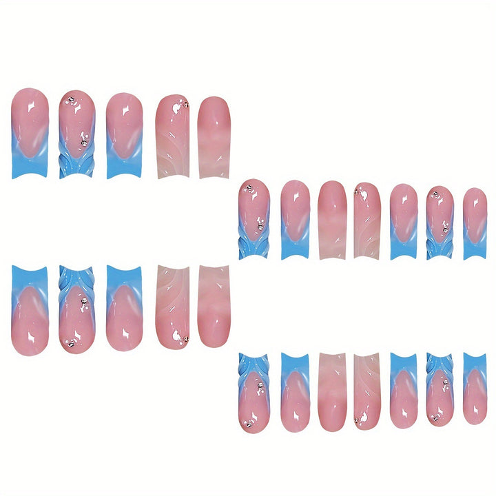 Künstlerische Gel-Nagelerweiterungen Karnz