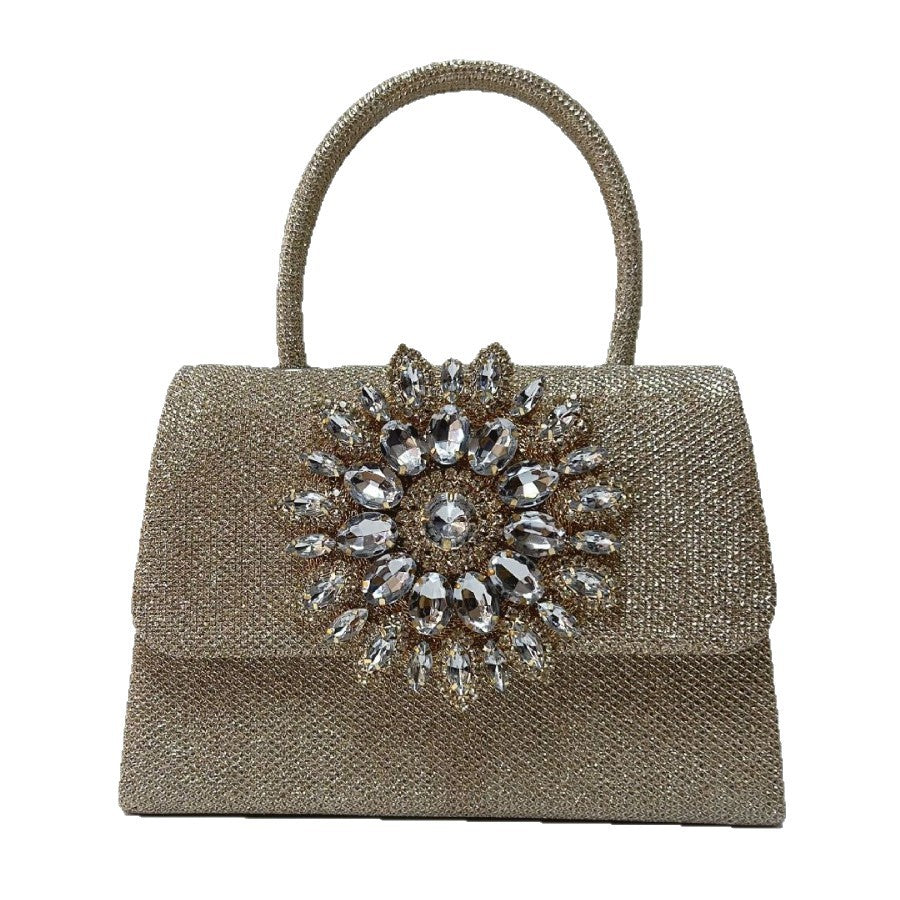 Glänzende dekorative Abendhandtasche