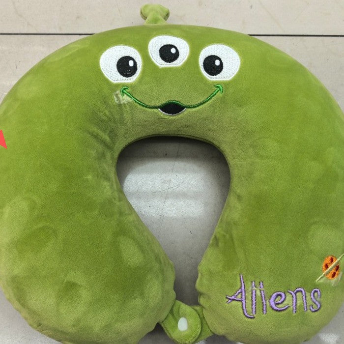 Damen Nackenkissen mit lustigem Alienmotiv Karnz