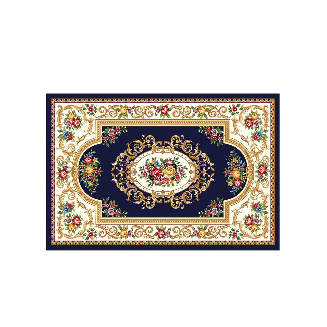 Vintage-inspirierte dekorative Badematte Karnz