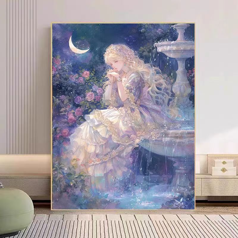 Traumhafte Fantasy-Illustration Wandkunst Karnz