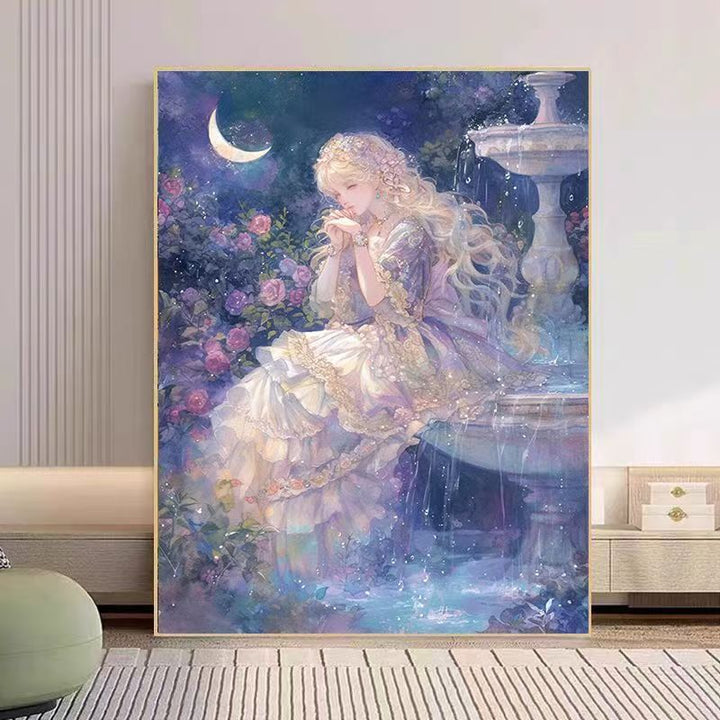 Traumhafte Fantasy-Illustration Wandkunst Karnz