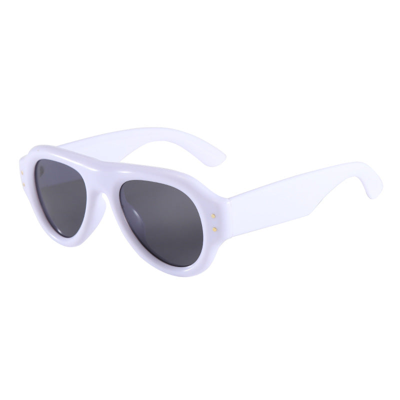 Damen ausgefallene Sonnenbrille im Retro-Stil Karnz