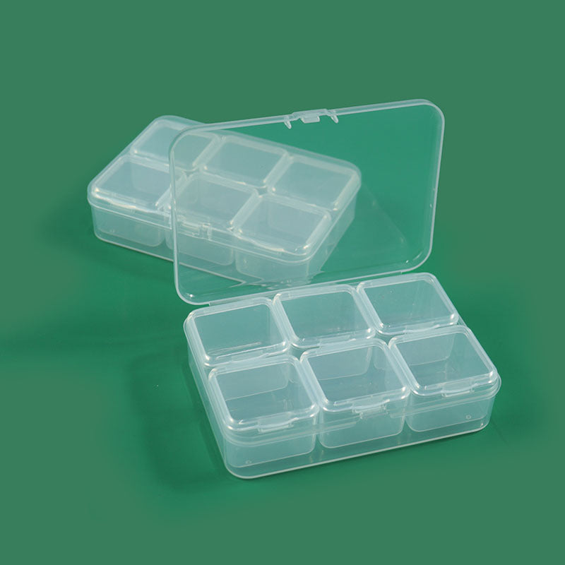 Modulare transparente Aufbewahrungsbox Karnz