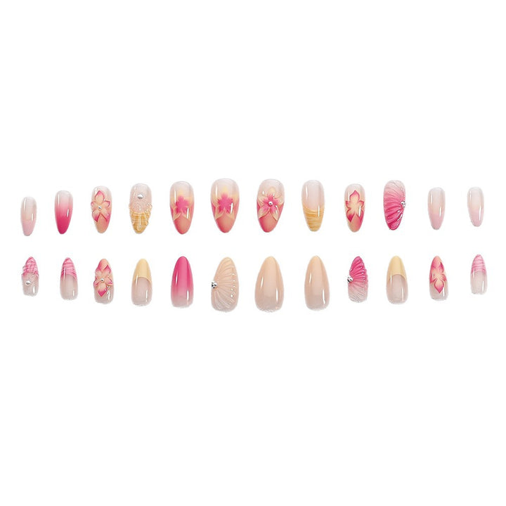 Florales Design Press-On Nagel Set