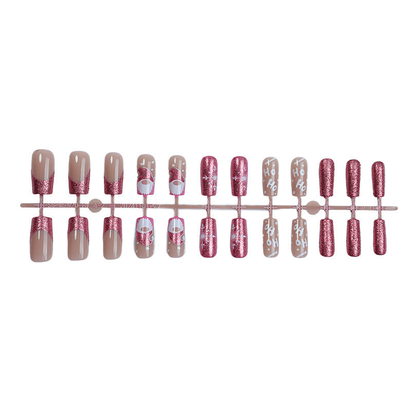 Kreatives Kunstnagelset mit festlichen Glitzer- und Weihnachtsmotiven Karnz