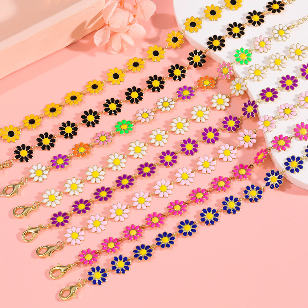 Floral Charm Bracelet Karnz