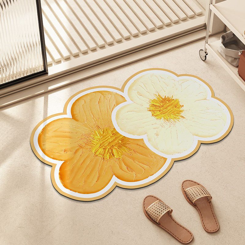 Dekorativer floraler Teppich