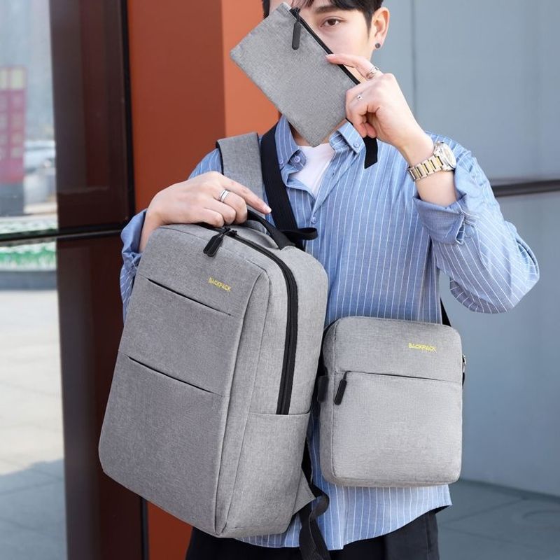 Vielseitiges Drei-Teile-Reise-Rucksack-Set Karnz