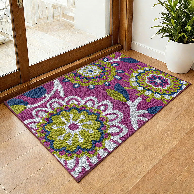 Künstlerischer Floraler Teppich