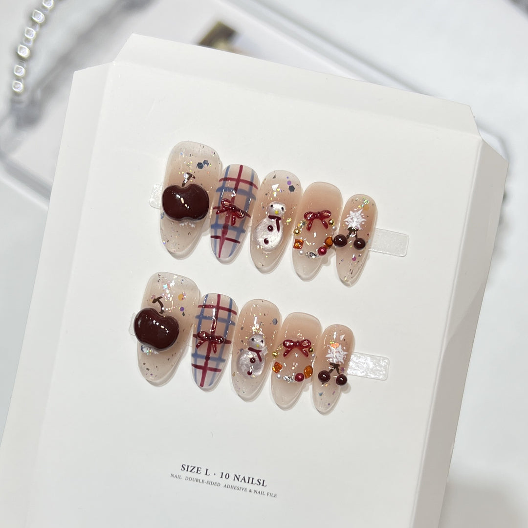 Festliches Saisonales Nagelkunst Set