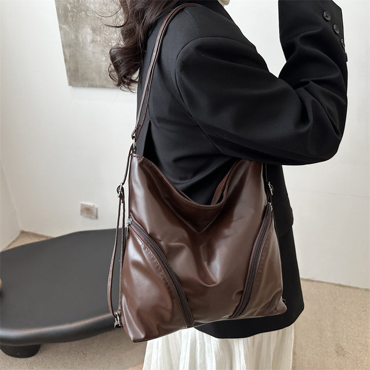Chic Kunstleder Hobo Tasche Karnz