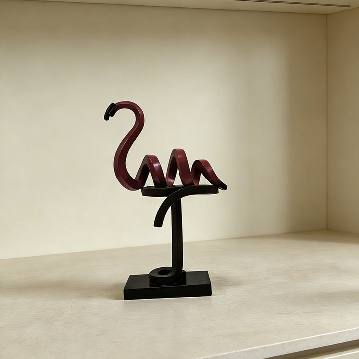 Dekorative Flamingo-Skulptur