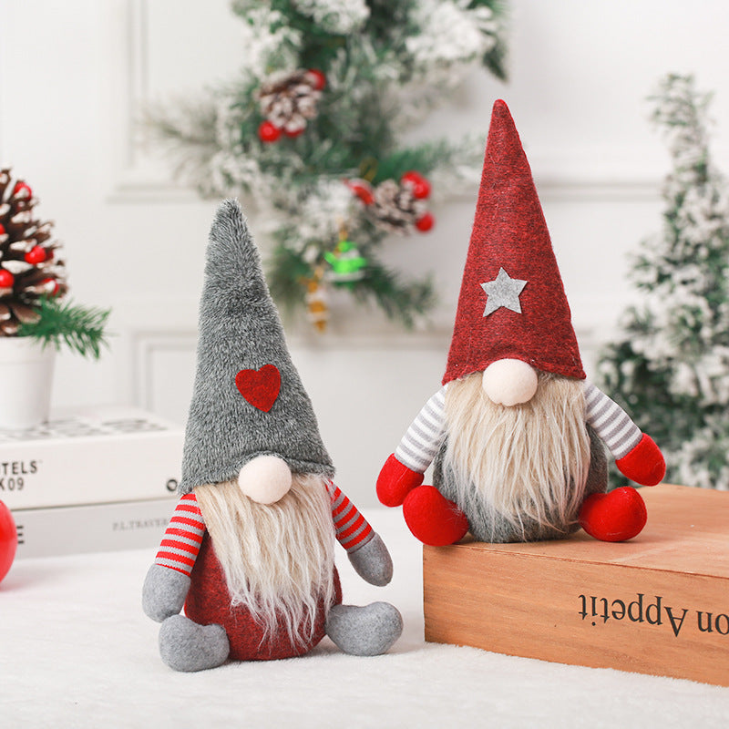 Niedliche Weihnachtsgnom Dekoration Karnz