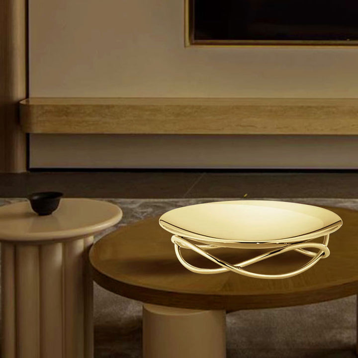 Elegante moderne dekorative Tischmitte