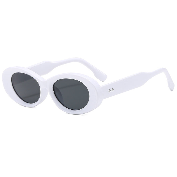 Damen Retro-inspirierte Sonnenbrille im eleganten Ovaldesign Karnz