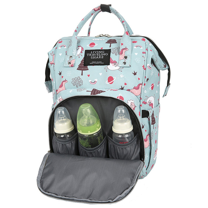 Vielseitiger Blattdruck Reise-Rucksack Karnz