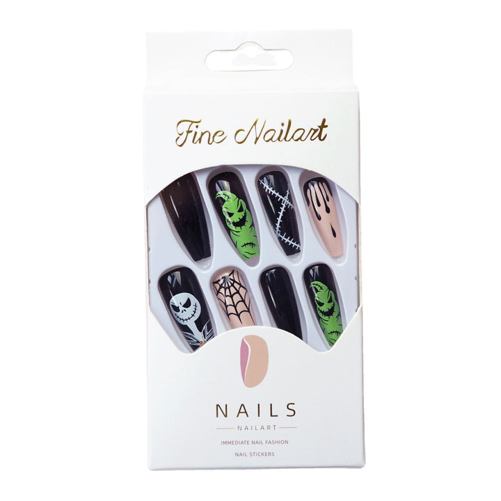 Themen-Halloween-Press-On-Nagelkunst-Set Karnz