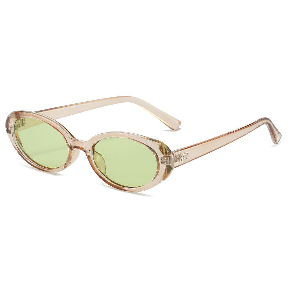 Klassische ovale Rahmen-Sonnenbrille Karnz