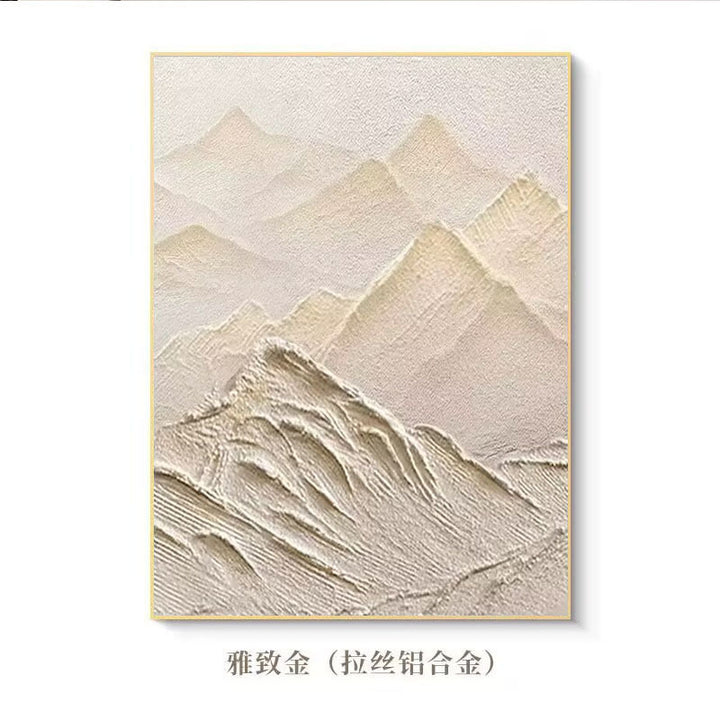 Texturiertes Landschaftsrelief Leinwandkunst