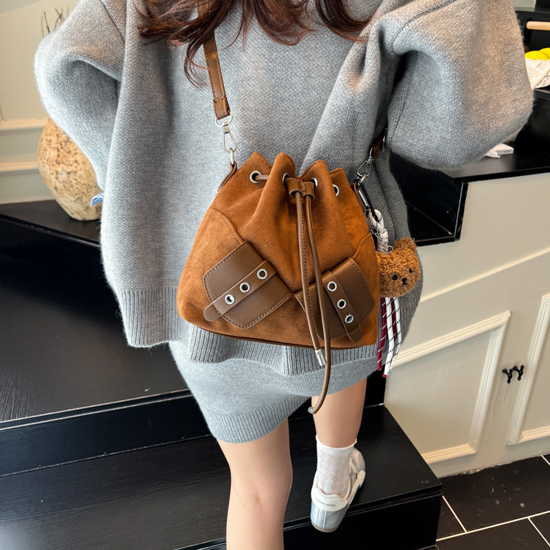 Suede Bucket Bag Karnz