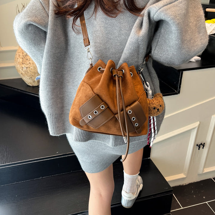 Suede Bucket Bag Karnz